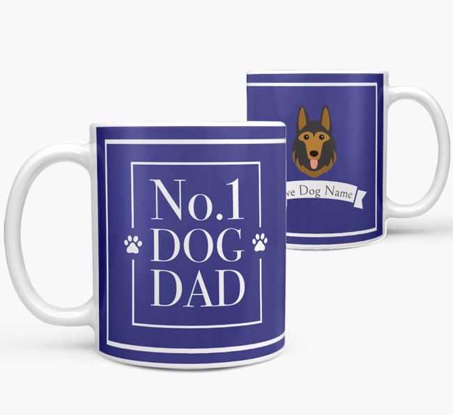 Personalised 'No.1 Dad' Mug from your {breedFullName}